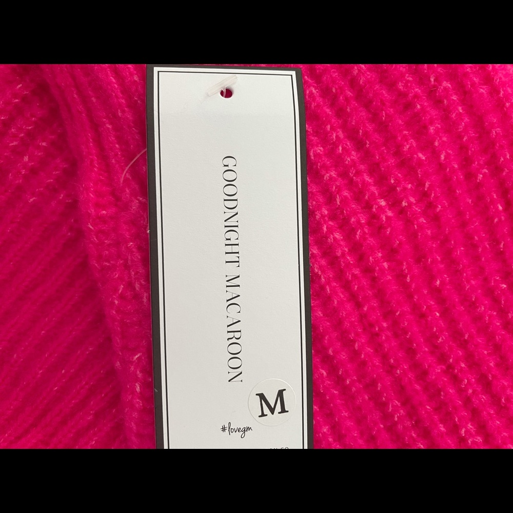 Women's Pink Turtleneck Sweater - Picture 4 of 4